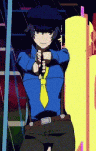 Naoto doing a silly dance